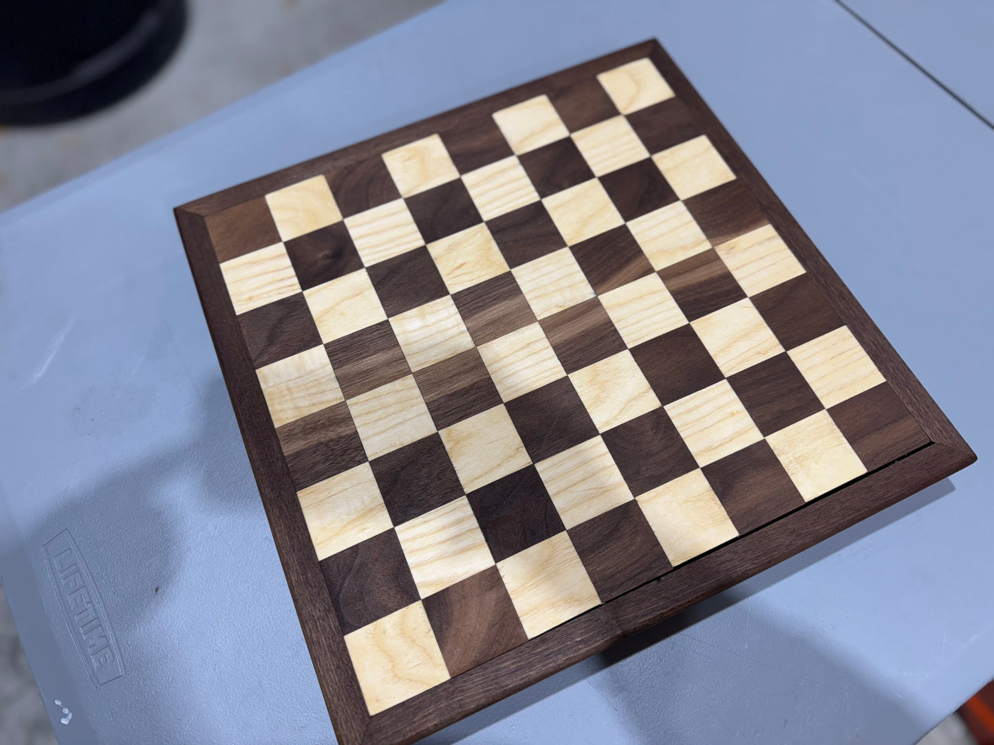 Walnut & Ash Chess Board