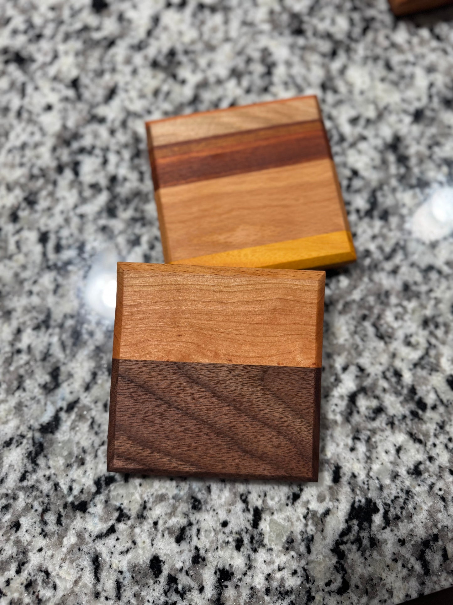 Mismatch 2 pack coaster set