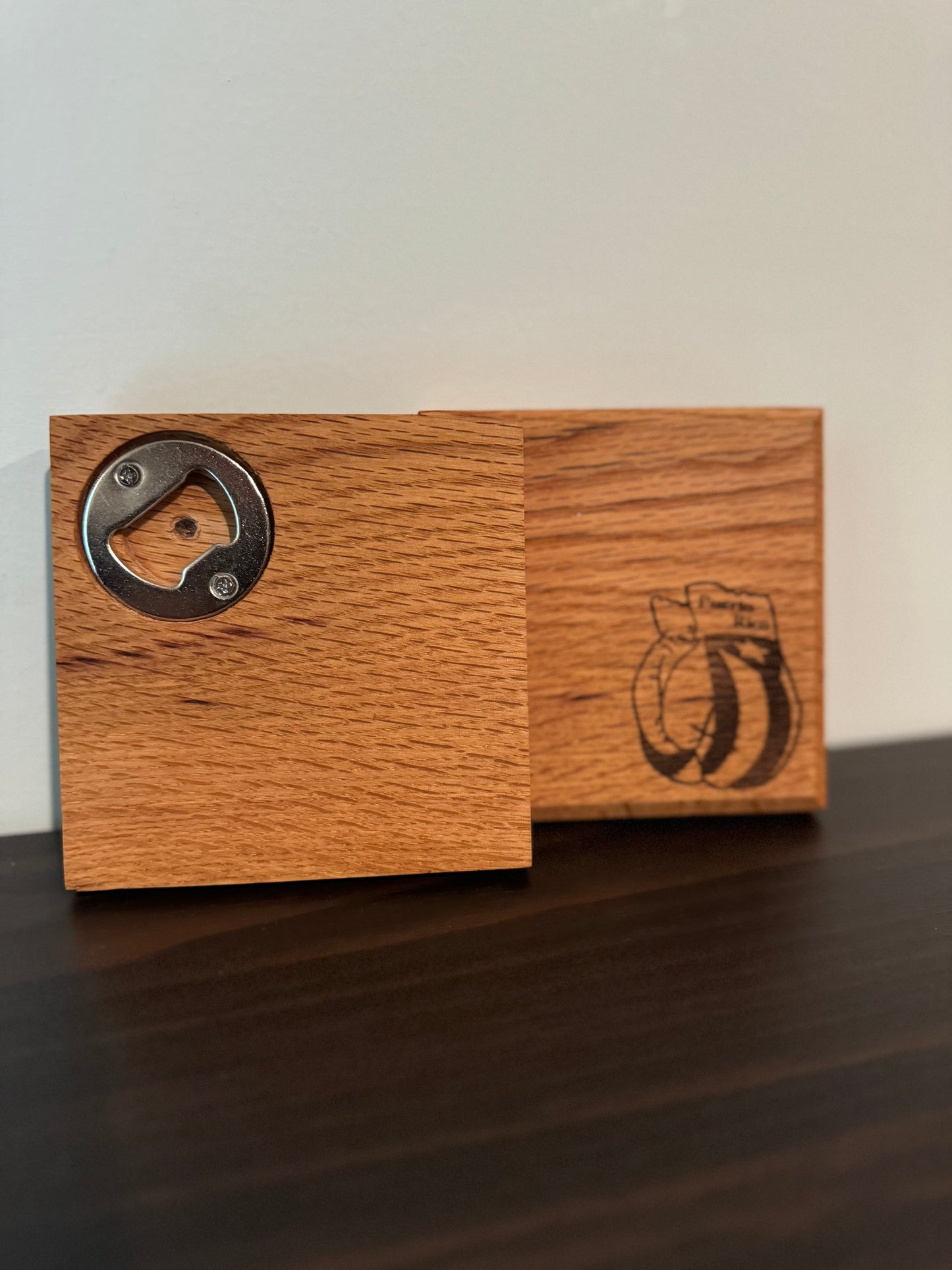 Puerto Rico 🇵🇷 (2) Coaster set w/ boxing gloves