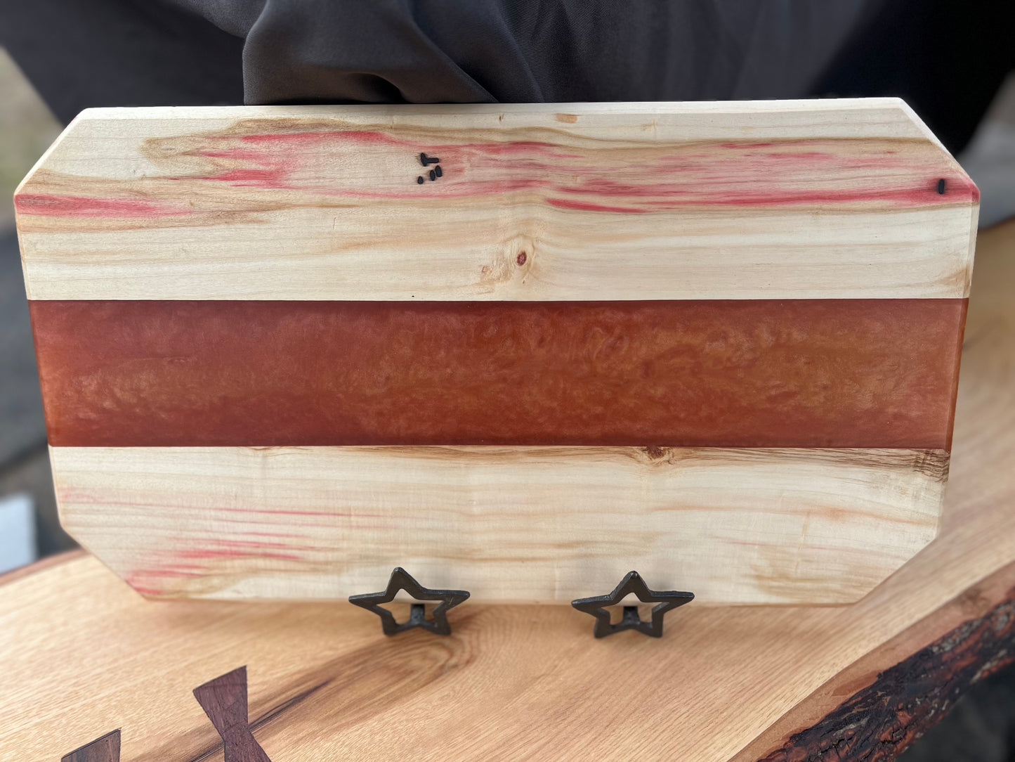 Resin River Charcuterie Board