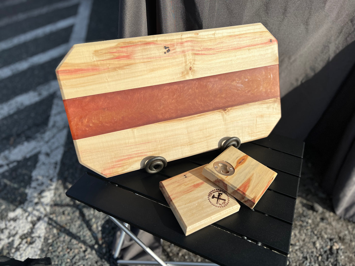 Resin River Charcuterie Board