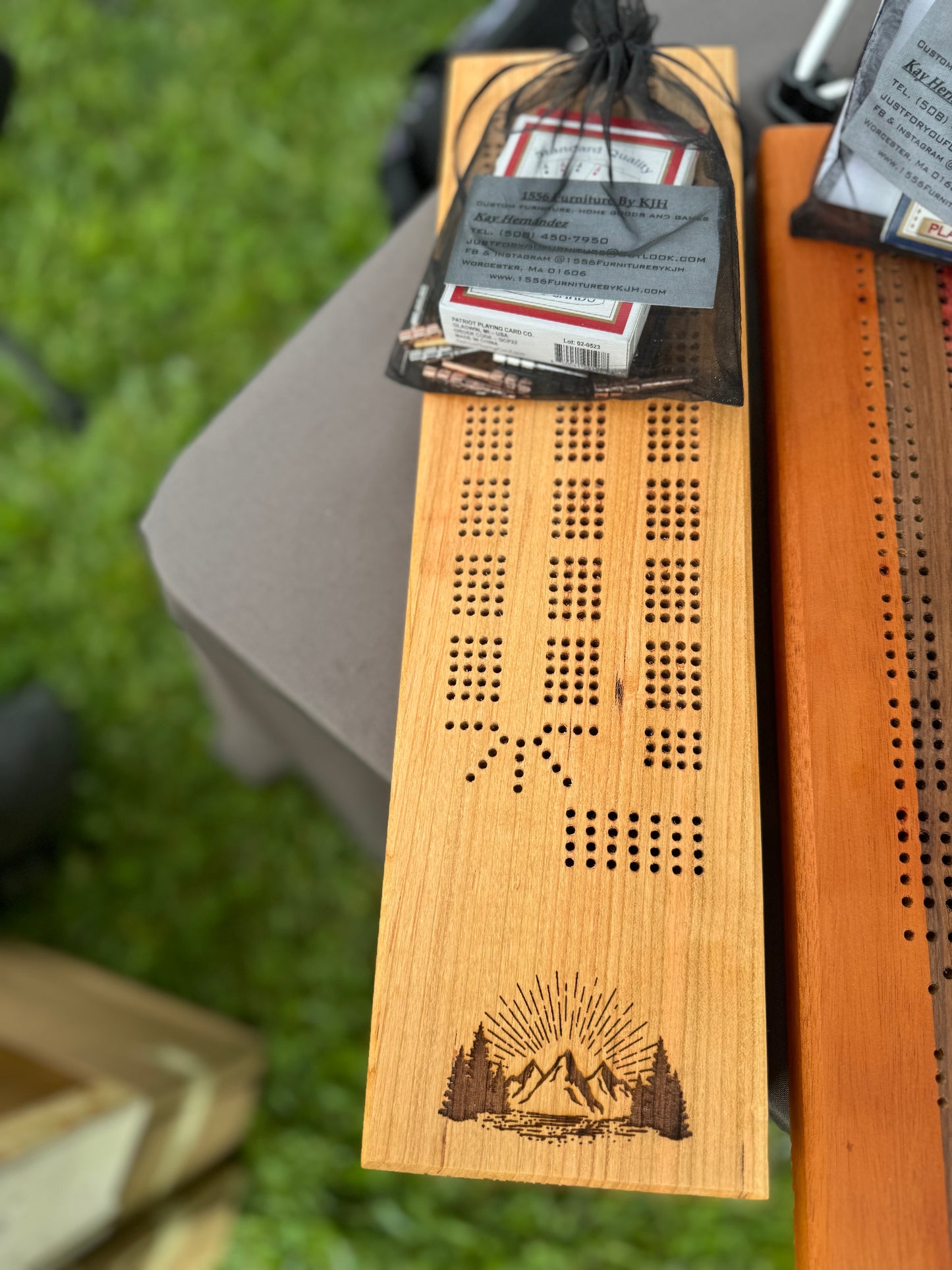 4 track cribbage board