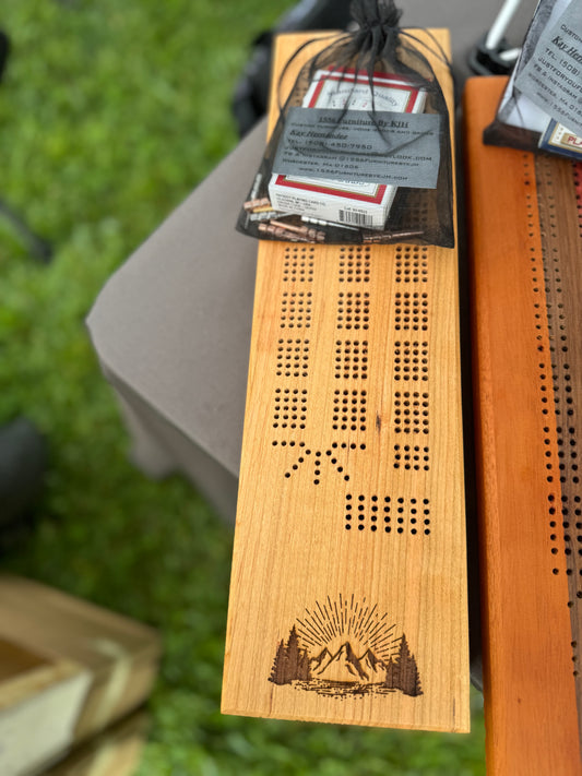 4 track cribbage board