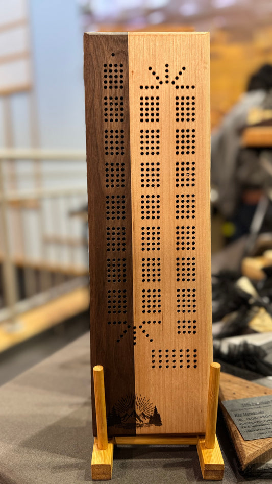 4 track cribbage board