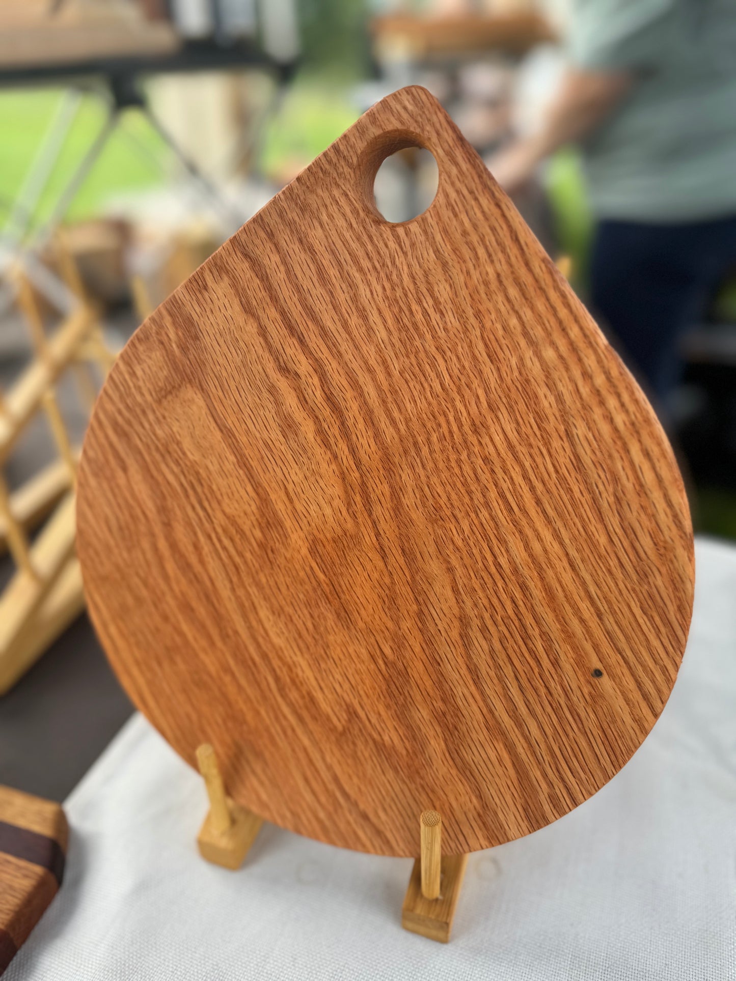 Oak tear drop board