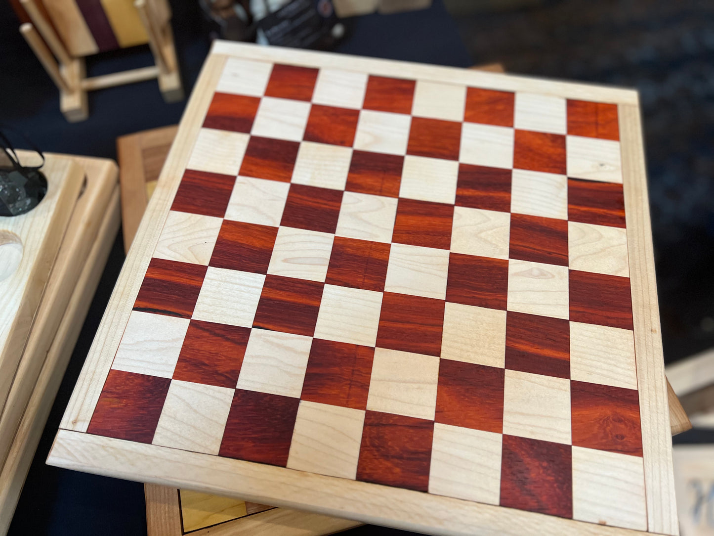 Padaok and Ash chess/checkerboard