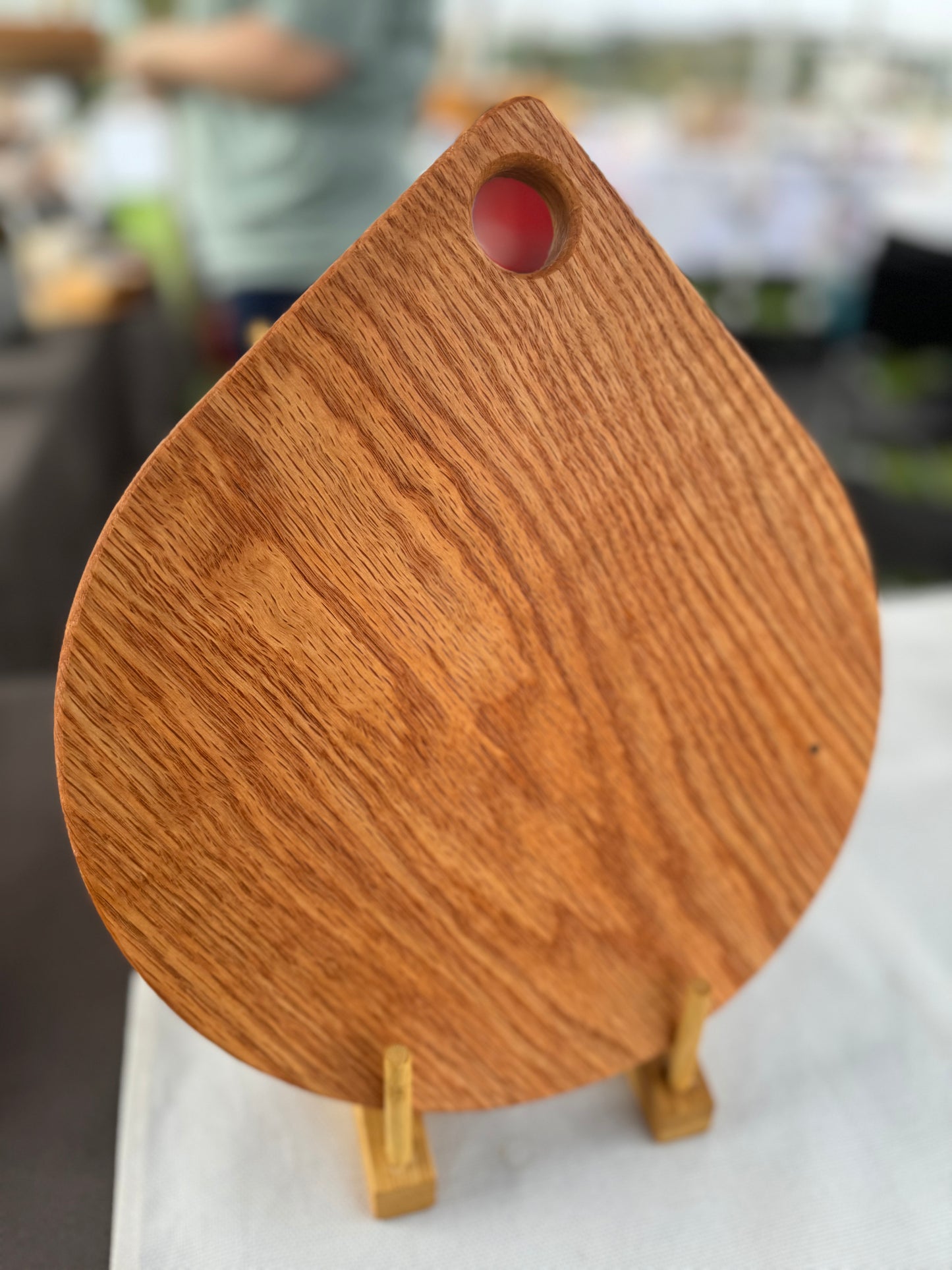 Oak tear drop board