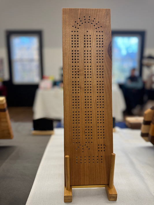 Cherry 3 Track Cribbage Board