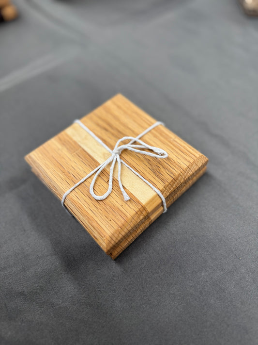 Oak and Ash 2 pack drink coasters