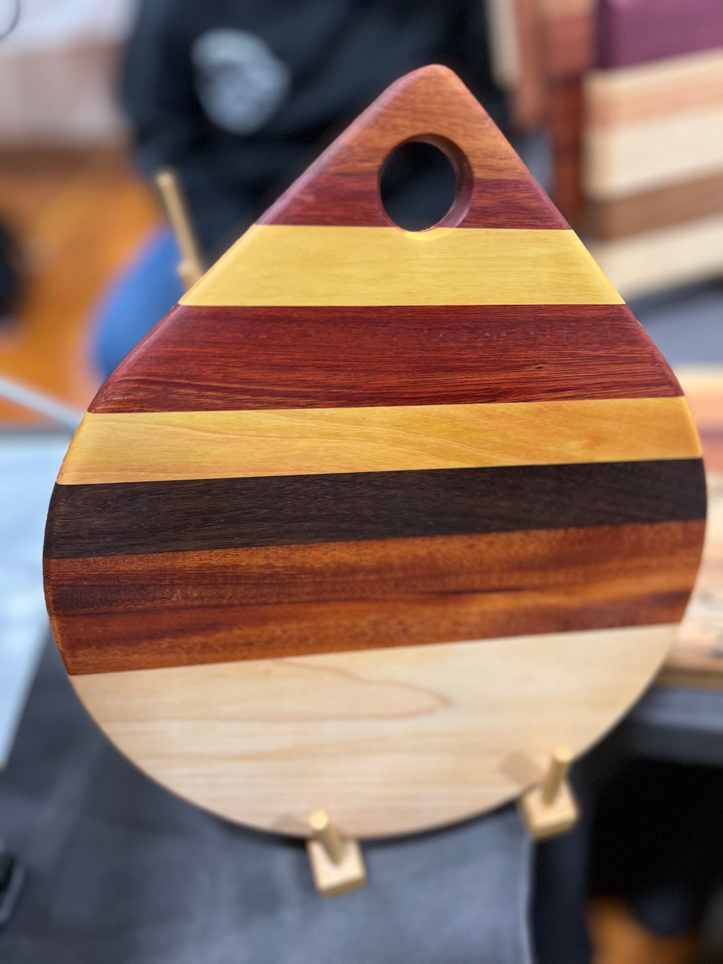 Multi colored Teardrop board