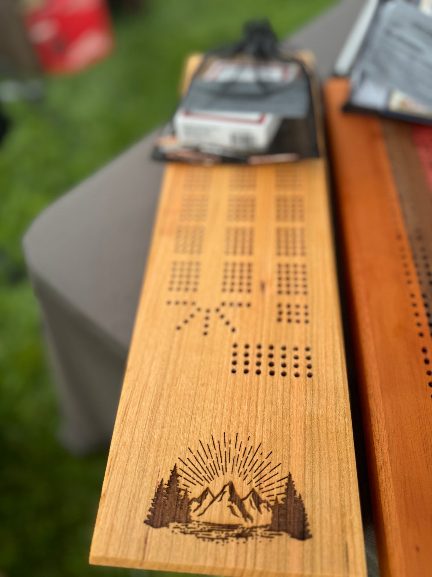 4 track cribbage board