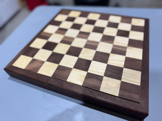 Walnut & Ash Chess Board