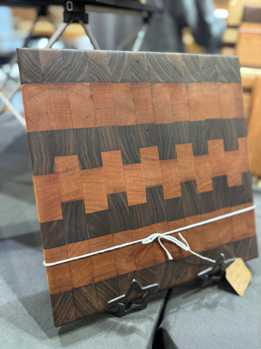 Walnut and Cherry End Grain Cutting Board