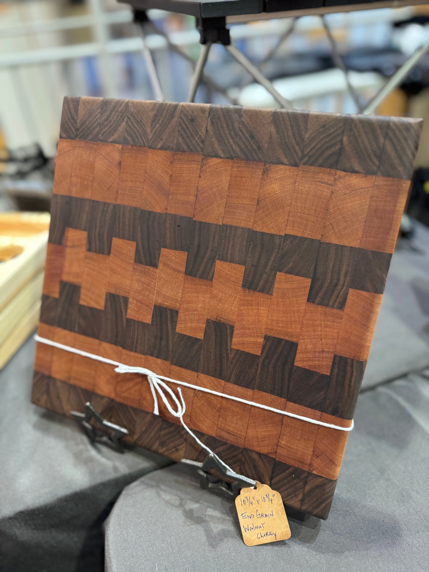 Walnut and Cherry End Grain Cutting Board