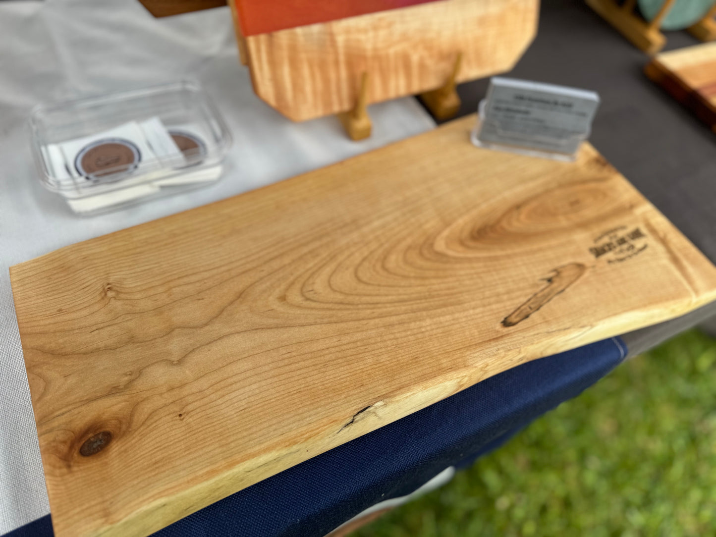 Live edge beech charcuterie board