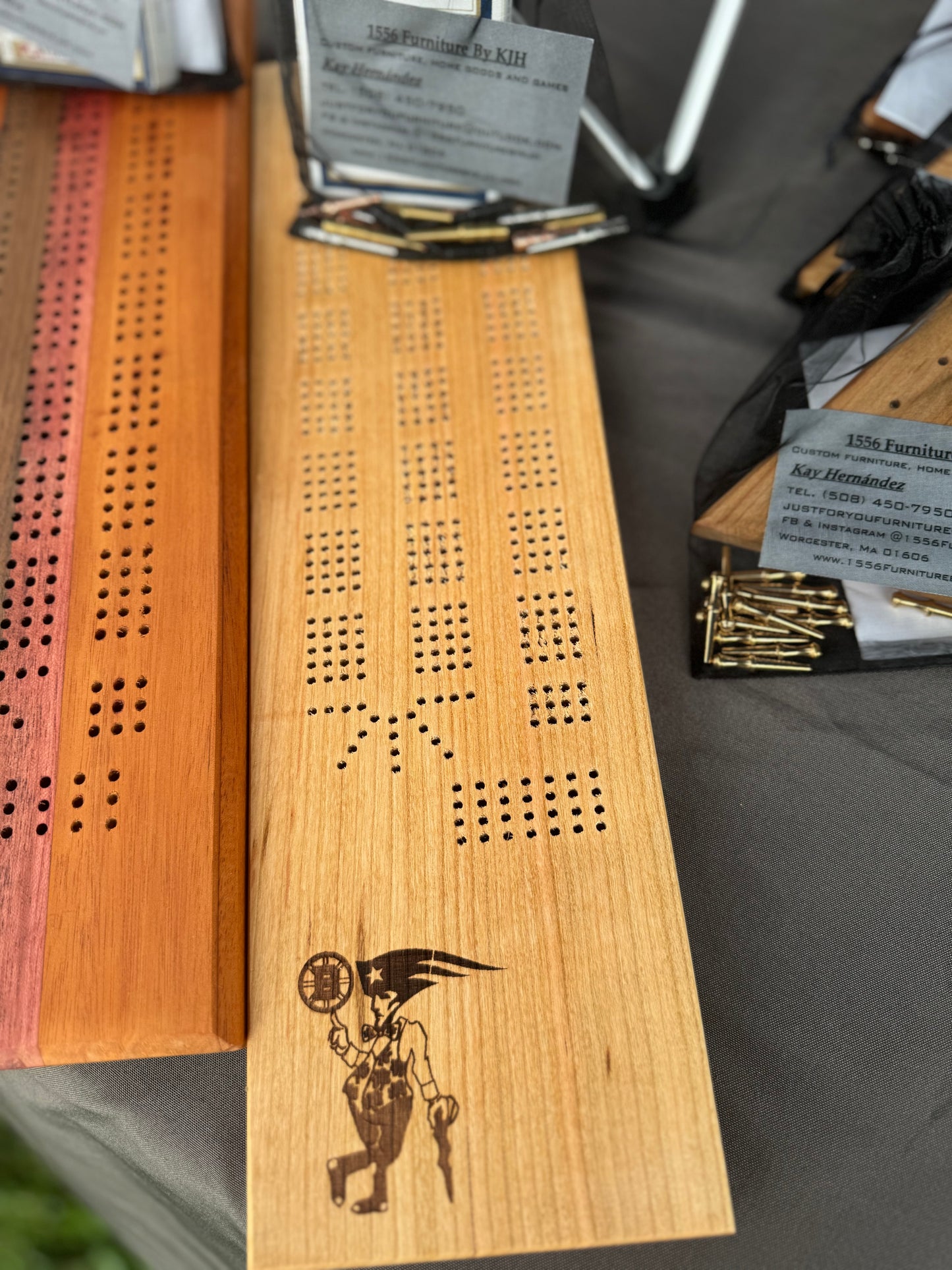 4 track cribbage board