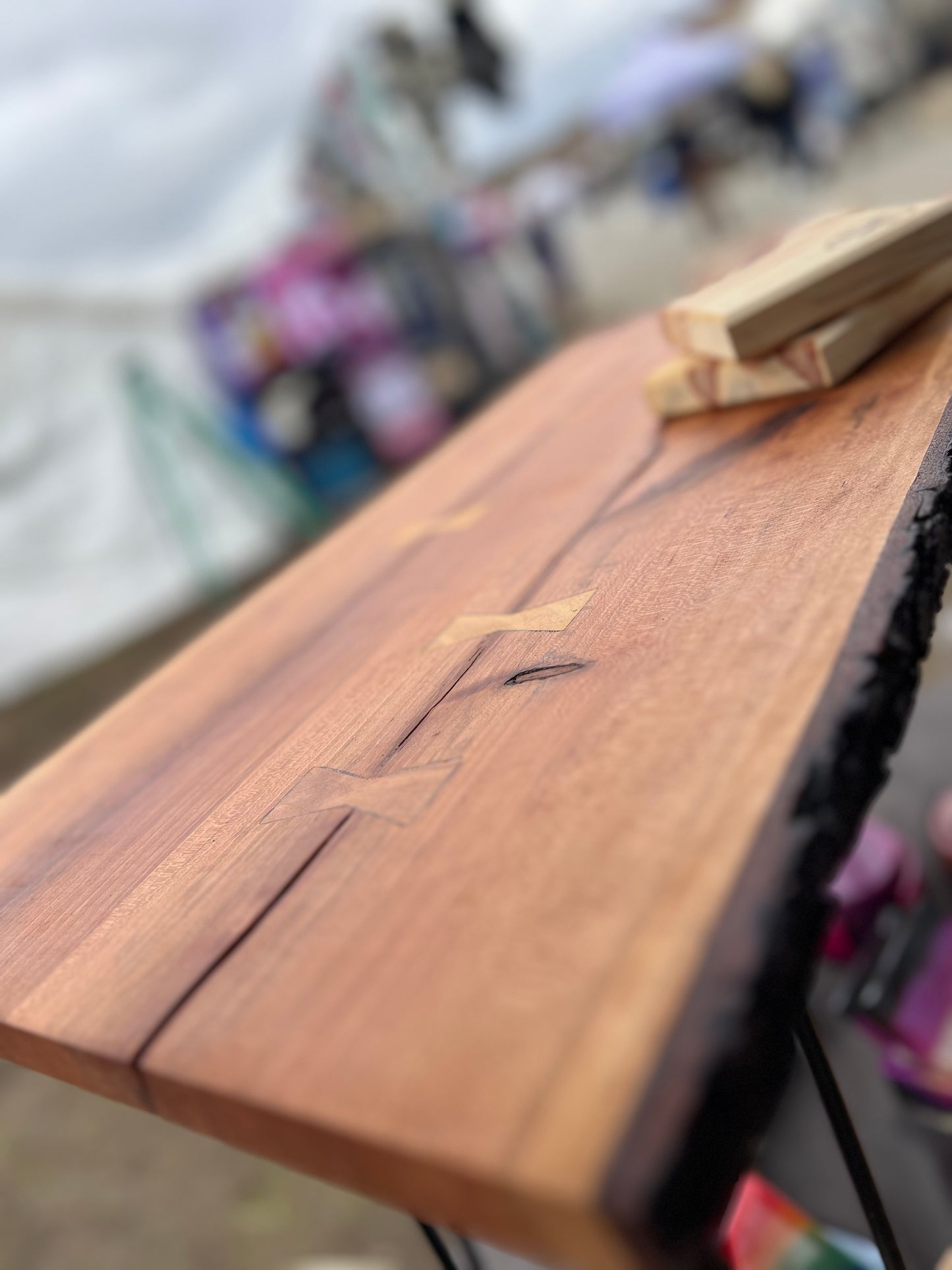 Live edge cherry coffee table (small)