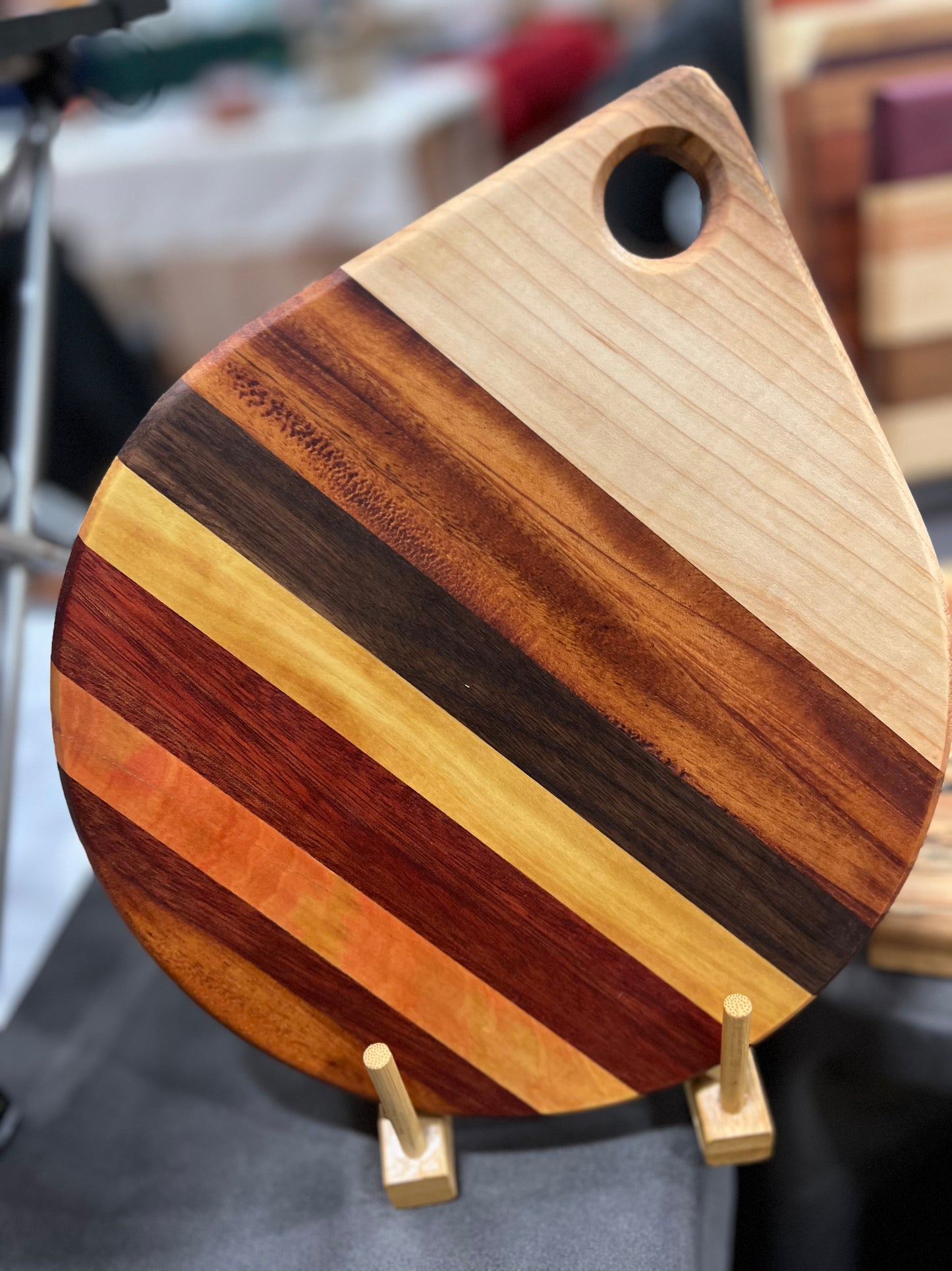 Multi colored Teardrop board