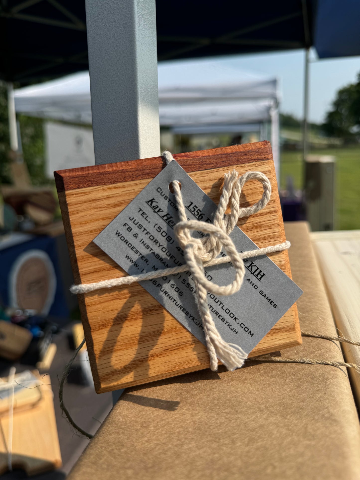 2 pack coaster w/ bottle opener