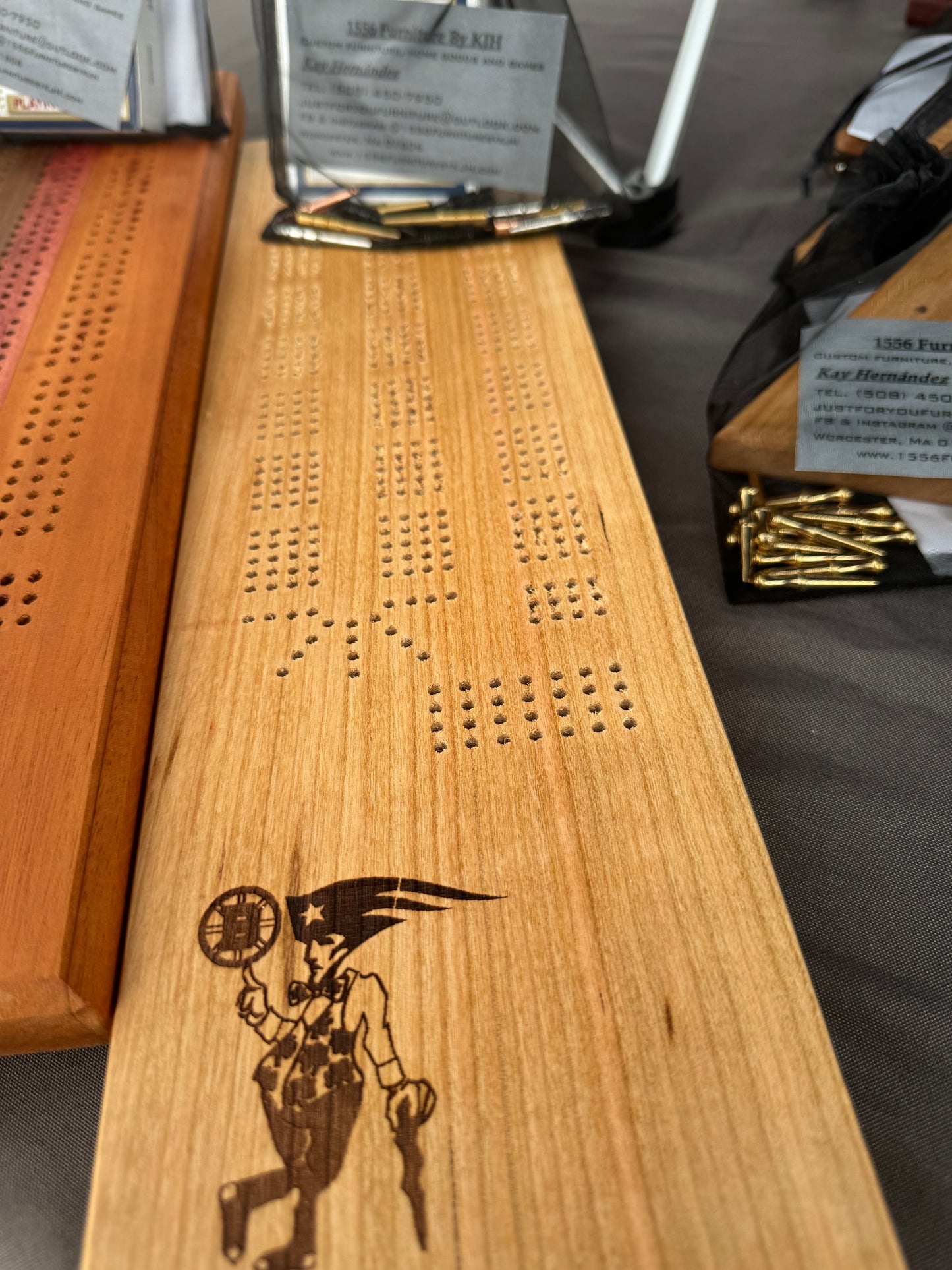 4 track cribbage board