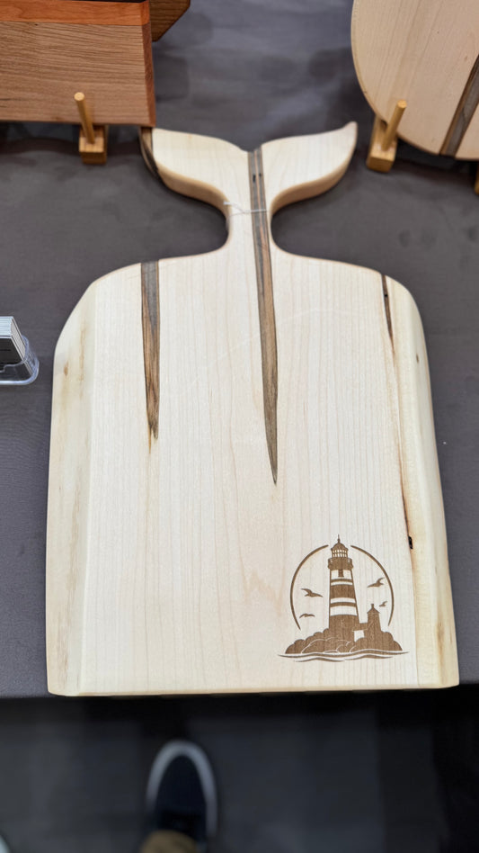 Maple Board with Whale Tail Handle