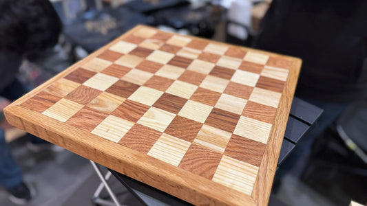 Oak & Ash Chess Board