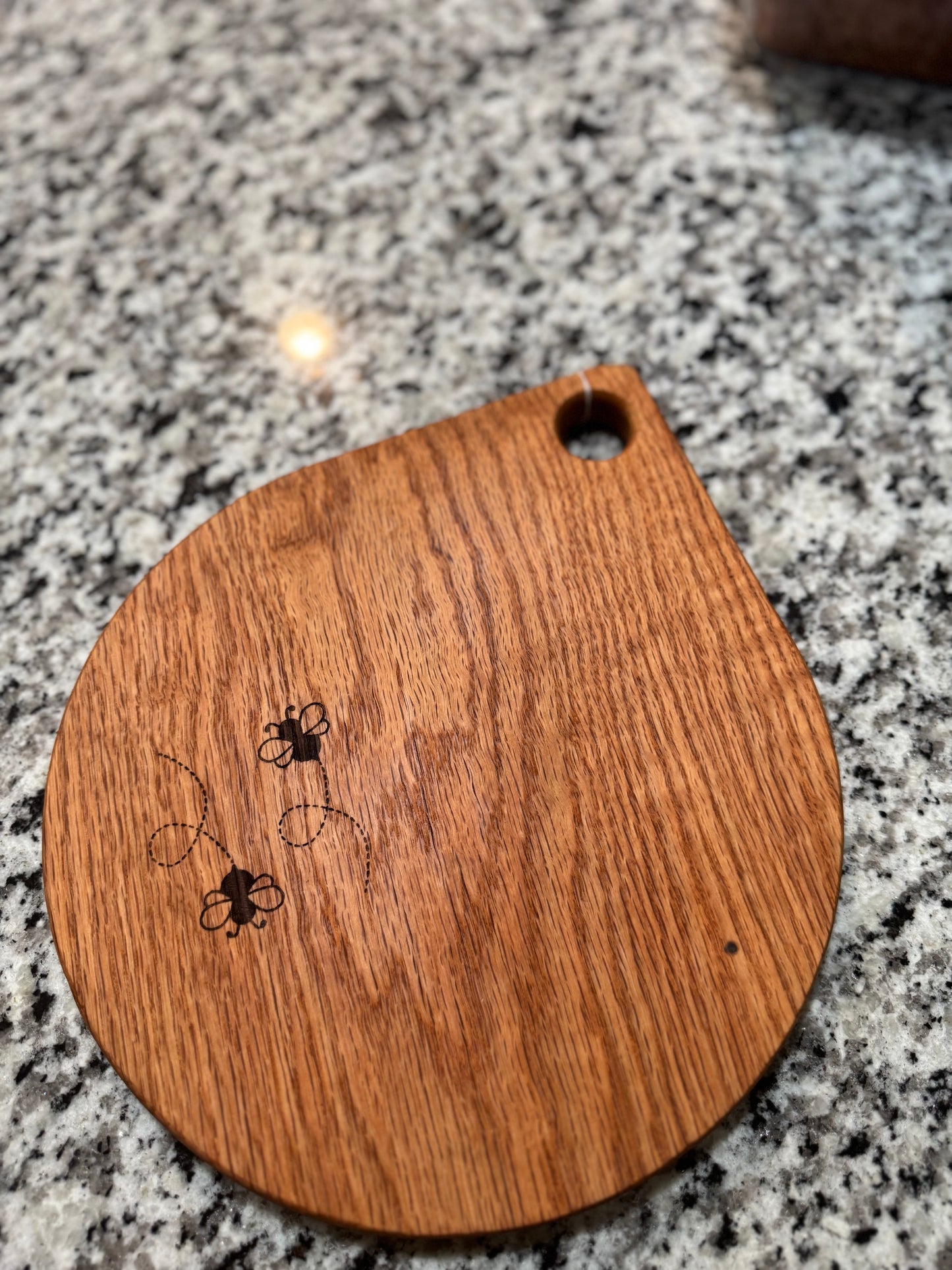 Oak tear drop board